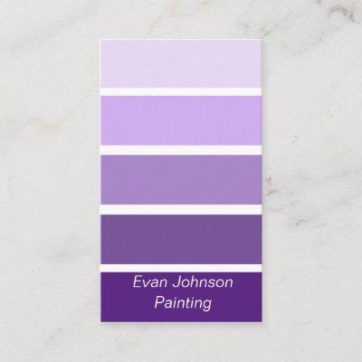 Purple Paint Samples