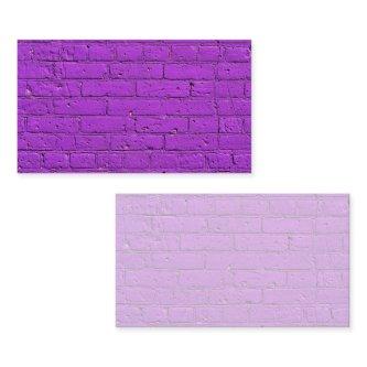 Purple Painted Brick Wall