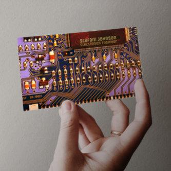 Purple PCB Printed Circuit, Technology Engineering