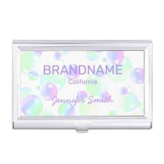 Purple Pink Rainbow Soap Bubbles Cute Colorful  Case