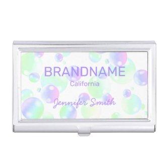 Purple Pink Rainbow Soap Bubbles Cute Colorful  Case