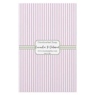 Purple-Pink Vertical Stripe Soap Wrap Paper Sheet