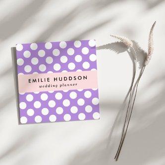Purple Polka Dots, Polka Dot Pattern, Dots, Dotted Square