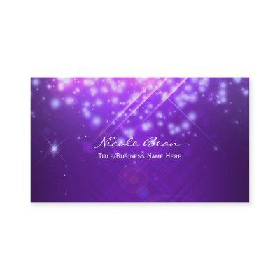 Purple Sparkle Glamour Chic