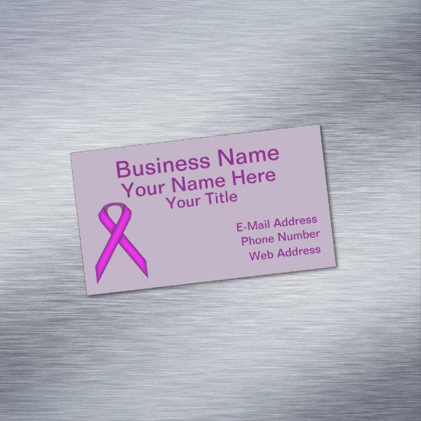 Purple Standard Ribbon  Magnet