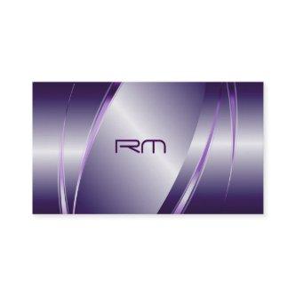 Purple Tint Metallic Look-Stainless Steel Pattern
