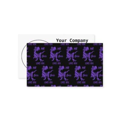 Purple Trex the Boss Dino