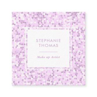 Purple Violet Mosaic pattern square