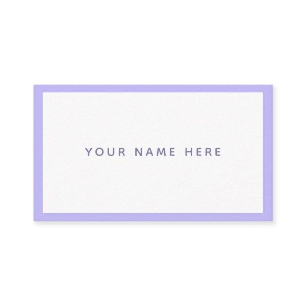 Purple White Minimal Pastel Lavender