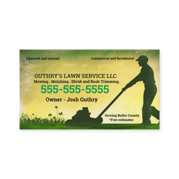 Push Mower Lawn Service