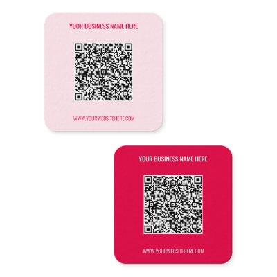 QR Code and Custom Text  Your Colors