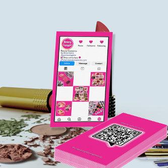 QR Code Beauty Cosmetic Trendy Instagram Cute Pink