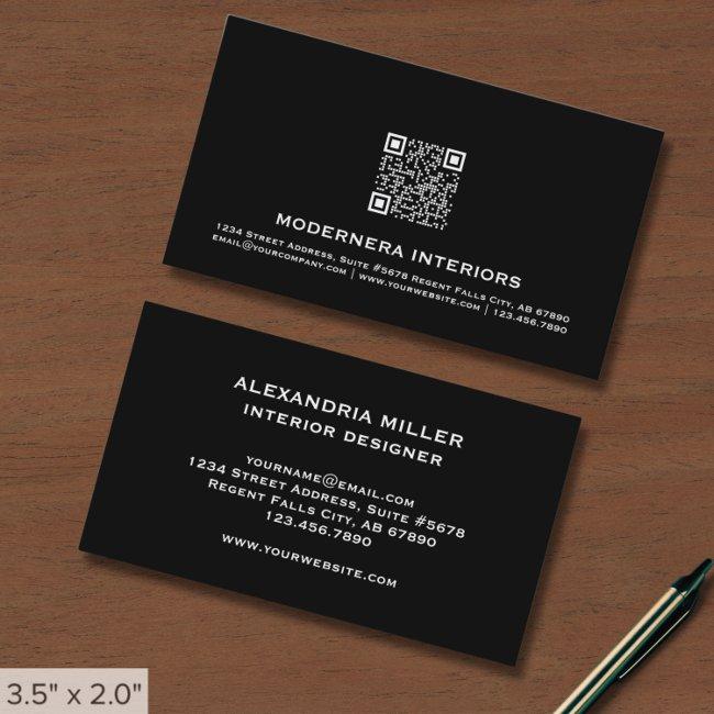 QR Code Black and White