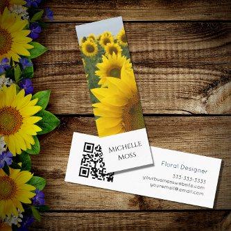 QR code Botanical Sunflowers Photo Floral Designer Mini
