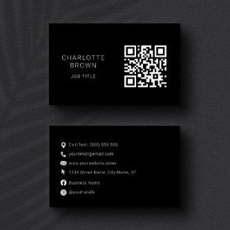 QR Code Classic Black Professional Custom