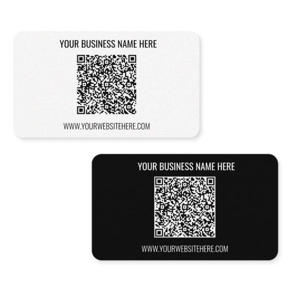QR Code Company Name Info Modern
