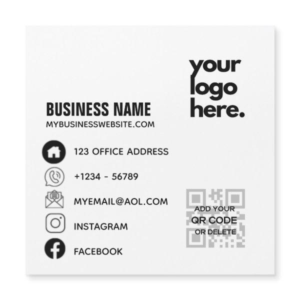 Qr Code Corporate  Design Logo