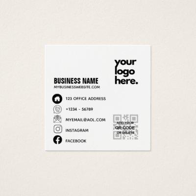 Qr Code Corporate  Design Logo