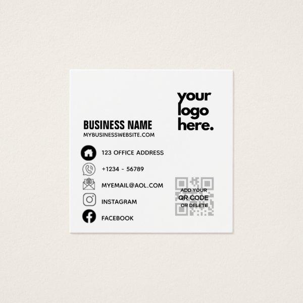 Qr Code Corporate  Design Logo
