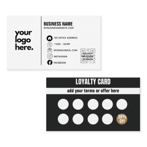 Qr Code Corporate  Design Logo