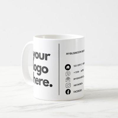 Qr Code Corporate  Design Logo  Coffee Mug