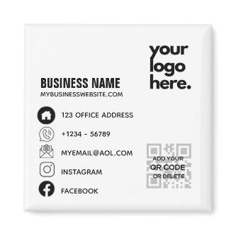 Qr Code Corporate  Design Logo  Magnet