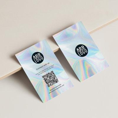QR Code DIY and Business Logo Holographic