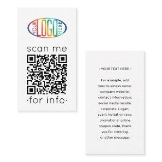 QR Code Generator & Logo Modern Minimal Vertical