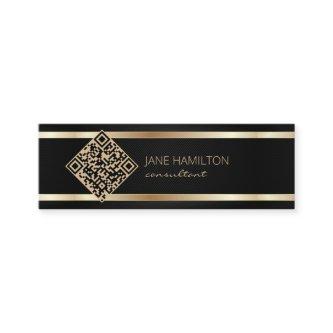 QR Code Gold Modern Consultant Mini