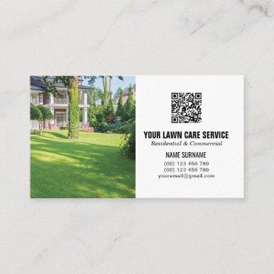 QR code Lawn Care  with photos