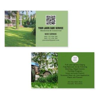 QR code Lawn Care  with photos