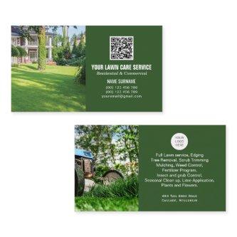 QR code Lawn Care  with photos
