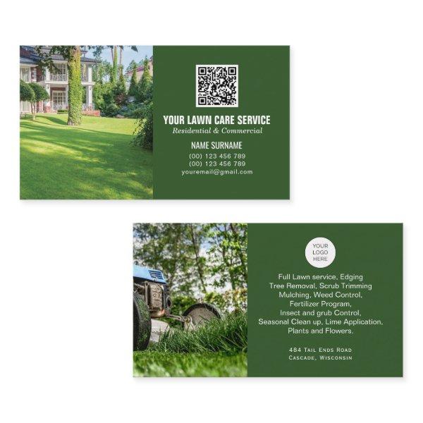 QR code Lawn Care  with photos