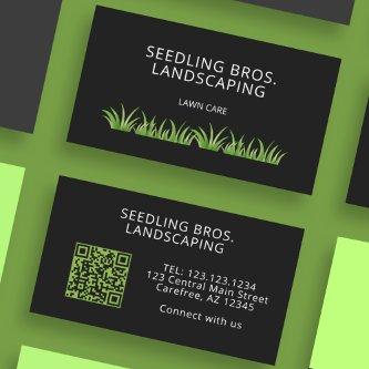 QR Code Lawn Care Landscaping Grass