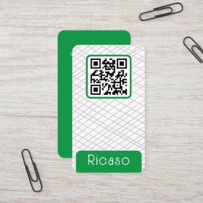 QR Code Lined Pattern Personalized