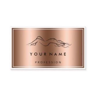 QR CODE Logo Body Sculpting Massage Rose Copper