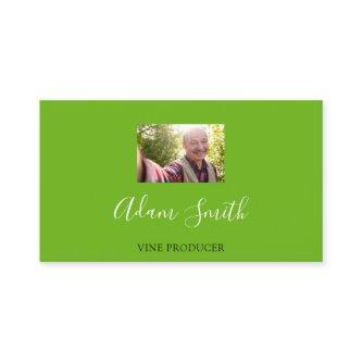 QR Code Logo Custom Custom Photo Mint Green