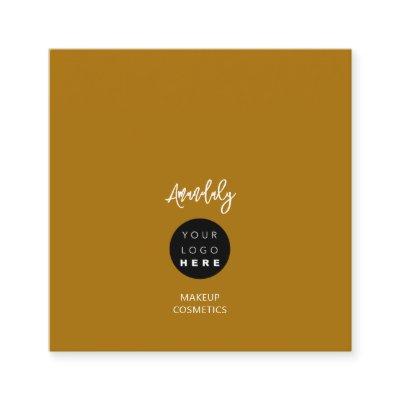 QR Code Logo Ground Earth Tone Minimalism    Square