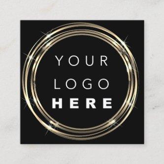 QR Code Logo Online Shop Black White Minimalism Square