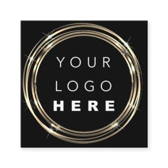 QR Code Logo Online Shop Black White Minimalism Square