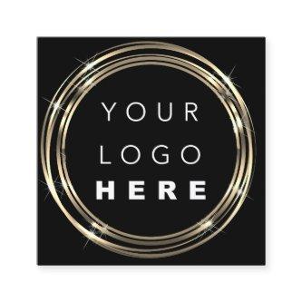 QR Code Logo Online Shop Black White Minimalism Square