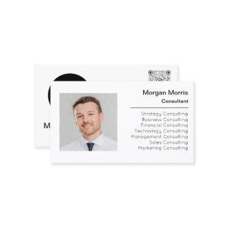 QR Code Logo Photo Professional Corporate Company