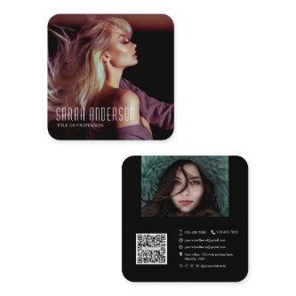 QR code Models dancers actress photographer photo Square