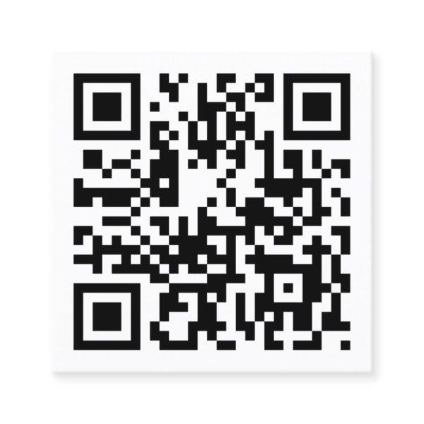 QR Code Modern Minimalist  Square