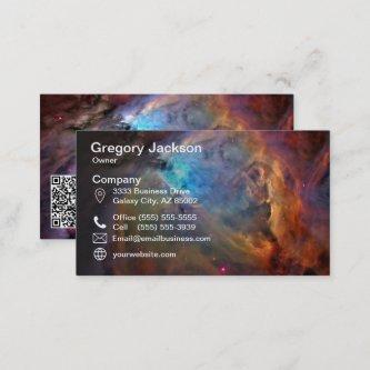 QR Code Orion Nebula Space Galaxy