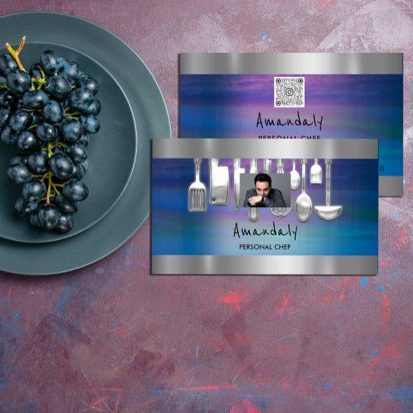QR Code Personal Chef Cooking Restaurant Photo