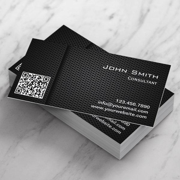 QR Code Professional Dark Metal Consultant