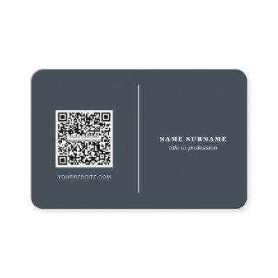 QR code professional minimalist social media clean