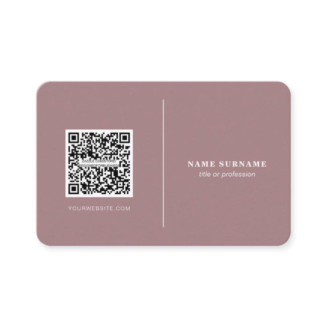 QR code professional minimalist social media clean