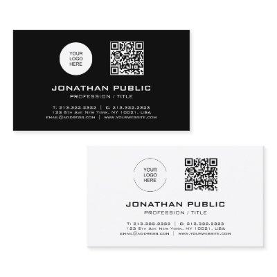QR Code Professional Modern Template Barcode